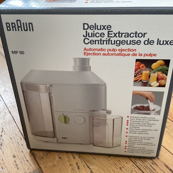 Braun deluxe juice extractor, new in box - Picture 2 of 6